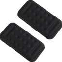 2PCS Car Arm Rest Elbow Pads, Soft Car Armrest Cushions with High-Density Memory Foam, Comfortable Support Pad for Central Control Armrest Box Door, Universal Cars Interior Accessory (Black)