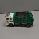 Zetz Brands Toy Garbage Truck with 4D Lights & Sounds for Boys, Toddlers, Kids 3+ - Trash Trucks Vehicle, Push Toy Car, Bump & Go w/ Recycle and Sanitation Sticker – Ideal Birthday