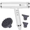slopehill Professional Ionic Hair Dryer for Women with Diffuser, High Speed for Salon Use (WHITE)