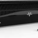 Vornado TRANSOM Window Fan with 4 Speeds, Remote Control, Reversible Exhaust Mode, Weather Resistant Case, Black, Whole Room