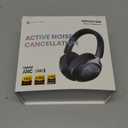 HAYLOU S40 Noise Cancelling Headphones Over Ear, 50dB Hybrid ANC with Multiple Modes, LDAC Hi-Res Wireless Audio, 90H Playtime, Custom EQ via App, Bluetooth 6.0 Multipoint Connect, 5 HD Mics Call (Black)