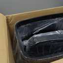 Ninestars 13 Gallon Automatic Trash Can, 50L Touchless Motion Sensor Garbage Can with Odor-Sealing Lid, Rectangular Stainless Steel, Black Trim