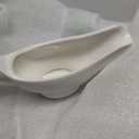 Amosfun 2Pcs 3 Oz Gravy Boats Ceramic Sauce Pitcher Saucier Boats with Handle for Condiments Soy Sauce Serving in Kitchen and Dining 6.10 X 3.54 X 1.96 Inch