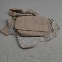 CLUCI Puffer Shoulder Bag Puffy Crossbody Purse for Women Middle Tote Bag Lightweight Cotton Padded Hobo Handbag (Beige)