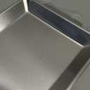 ZENFUN 3 Packs 304 Stainless Steel Serving Platters, Rectangle Metal Dinner Plates with Handles, Decorative Organizer Trays for BBQ, Dining, Party, Buffet, Appetizer Serving(12.6" x 6.3")