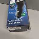 Philips Norelco Shaver 2400 Series, Wet and Dry Electric Shaver, Pop-up Trimmer, P-Cap, Deep Black, Model X3001/90