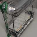 SpaceAid Pull Out Spice Rack Organizer for Cabinet, Heavy Duty Slide Out Seasoning Kitchen Organizer, Cabinet Organizer, with Labels, 4.5" W x10.75 D x8.5 H, 1 Drawer 2-Tier