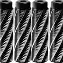 Bike Pegs 4Pcs Aluminum Alloy Anti-Skid Lead Foot Bicycle Pegs 3/8 inch Axles