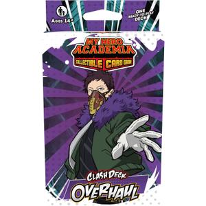 My Hero Academia Collectible Card Game Series 5: Clash Deck Overhaul - Ready to Play Out of The Box, 51 Card Deck & Playmat, MHA