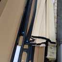 Amazon Basics Metal Platform Bed Frame, with Wood Slat Support, 10 inches High, Full, Black