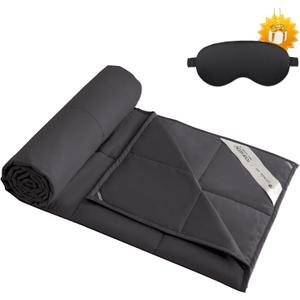 YOUR MOON Summer Lightweight Wool Comforter - Breathable & Thin Duvet Insert for Hot Sleepers, 100% Australian Wool Filling 100gsm with Pure Cotton Shell-King Size (Dark Gray)