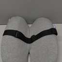 C CUSHION LAB Extra Dense Lumbar Pillow - Patented Ergonomic Multi-Region Firm Back Support for Lower Back Pain Relief - Lumbar Support Cushion with Strap for Office Chair, Car, Sofa, Plane - Grey