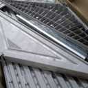 Rubbermaid Resin Outdoor Storage Shed With Floor (7 x 3.5 Ft.) Weather Resistant Brown/Grey Organization for Home/Lawn Mower/Backyard Equipment/Bike Storage/Pool Supplies