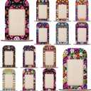 Qunclay 12 Set Dia De Los Muertos Altar Day of the Dead Decorations,Wooden Frames Picture Dia De Los Muertos Altar Kit Ofrenda Picture Frame Tabletop Halloween Diwali Decoration(5.9 x 3.9 Inches)