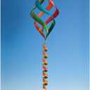 Bits and Pieces Enameled Rainbow Wind Spinner - Sun Catcher Colorful Garden Dcor - Hanging Suncatcher with Spiral Tail Prism - Weatherproof Enamel Finish for Yard Decorations Outdoor