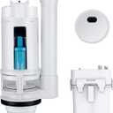 KERDE 2-Inch Automatic Toilet Flusher Dual Flush Valve with Button, Toilet Repair Kit, Toilet Tank Parts Replacement for 2-Piece Toilettoilet fill valve(10.7in-12.7in2F-29
