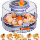 Automatic Egg Incubators for Hatching Eggs, 12 Egg Incubator with Automatic Egg Turning and Humidity Control, Egg Candler, 360 Viewing, Chicken Incubators for Hatching Chick, Duck, Quail, Goose Eggs