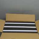 Art3d 6-Pack Self-Adhesive Soundproof Acoustic Panels for Wall, 16 x 12 Inch Wave Design Noise Block with Polyester & Foam for Bedroom Studio Office, White-wave