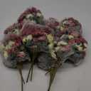 Geosar 16 Pcs Artificial Flowers Artificial Rose Bouquet Fake Flowers Bundles 21 Heads Faux Floral Bouquet Leaf with Stem DIY Fake Rose for Home Bridal Wedding Centerpieces Decor (Mixed Colors)