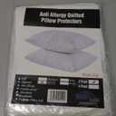 UNILIBRA 2 Pack Waterproof Pillow Protector Quilted Queen Size(21"X30") (Queen Pillow Protector)