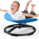 RetroAudio Sensory Spinning Chair for Autistic Kids Sensory Swivel Chairs for Kids Sit and Spin Toys for Toddlers 3+ Enhancing Motor Skills Educational Indoor & Outdoor Toys (Blue)