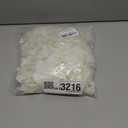 Flojery 32.8Ft Artifiicial Hanging Flower Garland Silk Wisteria Vine Home Wedding Outdoor Arch Garden Wall Decor,Pack of 10 (White)