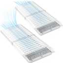 Air Vent Extender for Under Furniture, Floor Vent Deflector for Floor Register Up to 13" Wide, Extends from 17"-33", ac Vent Deflector