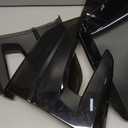 Car Taillight Cover Compatible with Subaru Forester Sport 2019-2024, Smoked Tail light Shell Trim Cover, Rear Tail lamp Decorative Protection Trim, 4Pcs, Not Fit for Subaru Forester Premium 2022+