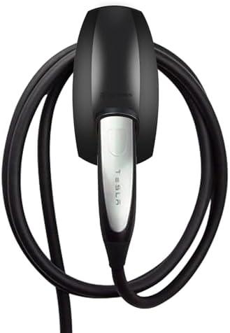 Lectron Electric Vehicle Charger Wall Mount & Cable Holder for Tesla (NACS)