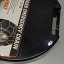 DEDC Snow Chains for SUV Tire Chains Compatible with Tesla Model Y Cars 1 Min Quick Fit Easy Chainsaw Reusable Universal Emergency Traction Chain Tire Width 235 245 255 265 275 - Set of 2 MS1521