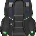 High Sierra Loop Backpack, Travel, or Work Bookbag with tablet sleeve, One Size, Midnight Blue/Black/Lime