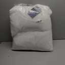 MIULEE 12x20 Pillow Inserts, Set of 2 Down Feather Throw Pillows for Couch Sofa Bed, Decorative Fluffy Throw Pillow Inserts Cotton Fabric,White