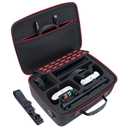 Migitec Hard Case Compatible with Nintendo Switch 2 (2025), Protective Travel Bag for Switch 2 Console, Dock, Up to 2 Pro Controllers, Joy-Con Grip, Power Adapter, 21 Games and Cables