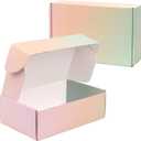 6x4x2 Small Shipping Boxes for Small Business, 30 Pack Color Cardboard Boxes for Shipping Packing Mailing