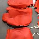  Synthetic Leather Car Seat Covers Seat Cushion Protector Waterproof - Red