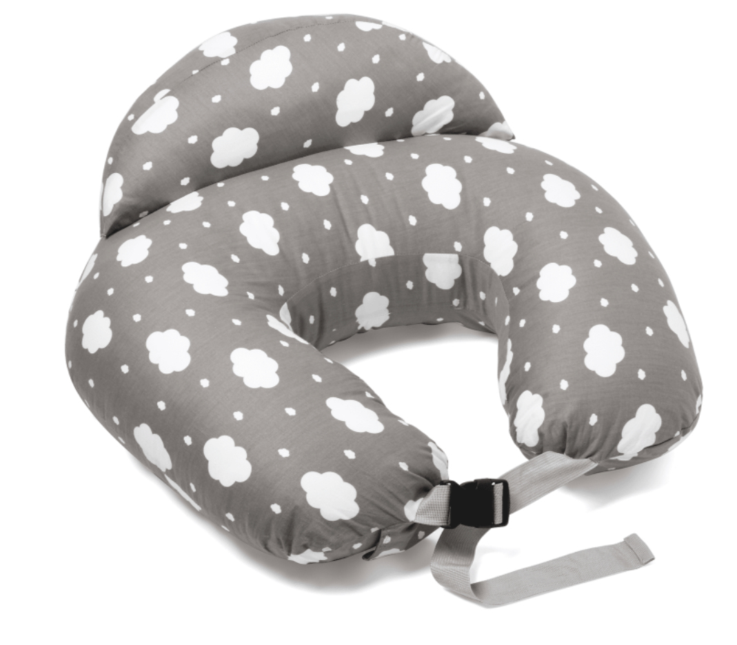 Momcozy Nursing Pillow for Mom, Original Plus Size Breastfeeding Pillows, Grey