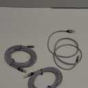 etguuds USB A to USB C Cable 5-Pack (3/3/6/6/10 ft), Fast Charging Type C Charger Cord for iPhone 17 16 15 Pro Max Plus Air, Samsung Galaxy S25 S24 S23 S22 S21 S20 A56 A17 A16, Pixel, Moto G, Gray