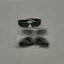 SOAR&EAGLE Y2K 3Pack Polarized sunglasses Wrap Around Men's Women's sunglasses Fashion Sport Shades Sun Glasses (Silver framed gray flakes, Black framed gray flakes, Green frame gray sheet)