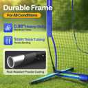 VIVOHOME Baseball Softball Batting Net - 7x7 Ft Baseball Backstop, Softball Practice Net for Hitting, Pitching, Throwing with Batting Tee and Carry Bag