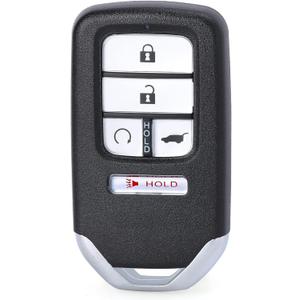 Keymall Smart Key Fob Keyless Entry Remote Start Replacement for Honda Pilot 2016-2018 for Civic CR-V 2017-2020 KR5V2X 5 Buttons 433 Mhz ID47 Chip