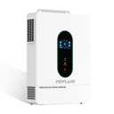 POWLAND 12000W Solar Hybrid Inverter Charger 48V DC to 120V-240V AC Single Phase Split Phase Power Inverter,Built in 200A MPPT Charge Controller,Solar Inverter Work with 48V Lead Acid/LiFePO4