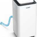 LUKO 2000 Sq. Ft Dehumidifiers for Large Room and Basements, 30 Pints Dehumidifier with Drain Hose, Auto or Manual Drainage, 0.528 Gallon Water Tank, Auto Defrost, Dry Clothes Function, 24H Timer