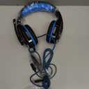 BENGOO G9000 Stereo Gaming Headset for PS4 PC Xbox One PS5 Controller, Noise Cancelling Over Ear Headphones with Mic, LED Light, 7.1 Surround Sound, Soft Memory Earmuffs for Nintendo Xbox Series X|S (Blue)