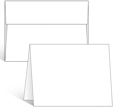 Ohuhu White Invitation Envelopes and Blank Note Cards Size: A2 (4.25x5.5) Ohuhu White Invitation Envelopes and Blank Note Cards Size: A2 (4.25x5.5)