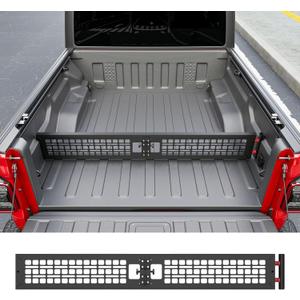 SZYANG Truck Bed Divider Compatible with 2020-2026 Jeep Gladiator Cargo Manager Molle Panel Truck Bed Organizer Replacement for 2020-2026 Jeep Gladiator Accessories