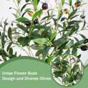 Artificial Olive Tree 6FT, 2 Pack Faux Floor Trees