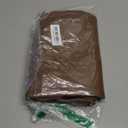 HDE Women's Faux Leather Cargo Pants with Pockets High Waisted Y2K Relaxed Pant (31, Brown)