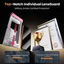 3 x Hoerrye Screen Protector for iPhone 17 Pro Max - [HD Clear][Easy Installation] Case Friendly,Tempered Glass 9H Hardness Shatterproof,Anti Fingerprint,Bubble Free,2 Pack