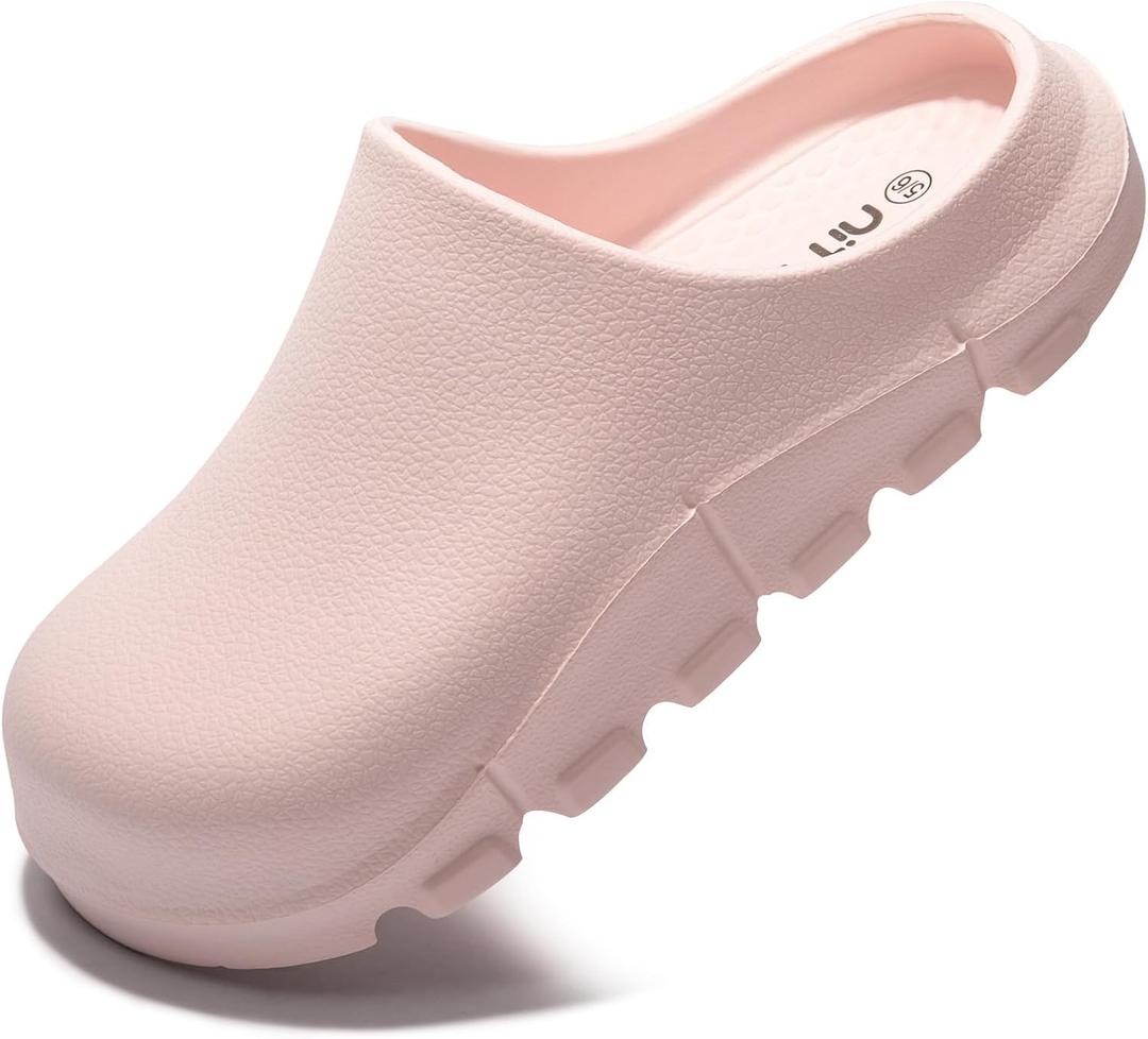 Women's Arch Support EVA Garden Shoes for Women - Comfort Waterproof Slip-on Outdoor Beach Mules Sandal Ladies Classic Closed Toe Clogs, 9-10