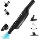 Cordless Handheld Vacuum, Lightweight Portable Hand Vacuum Cleaner with LED Light,Rechargeable Hand Held Vacuum with One-Touch Empty, Powerful Suction for Office, Home,Car,Raven